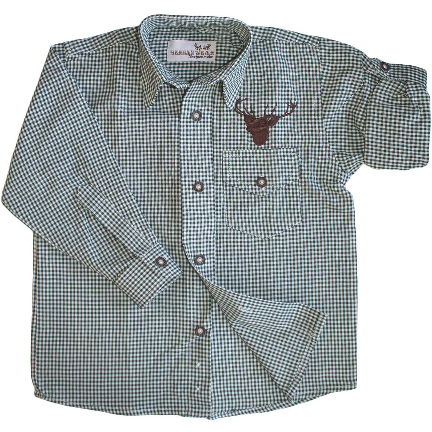 German Wear Trachtenhemd GW1208-H Herren karo günstig online kaufen