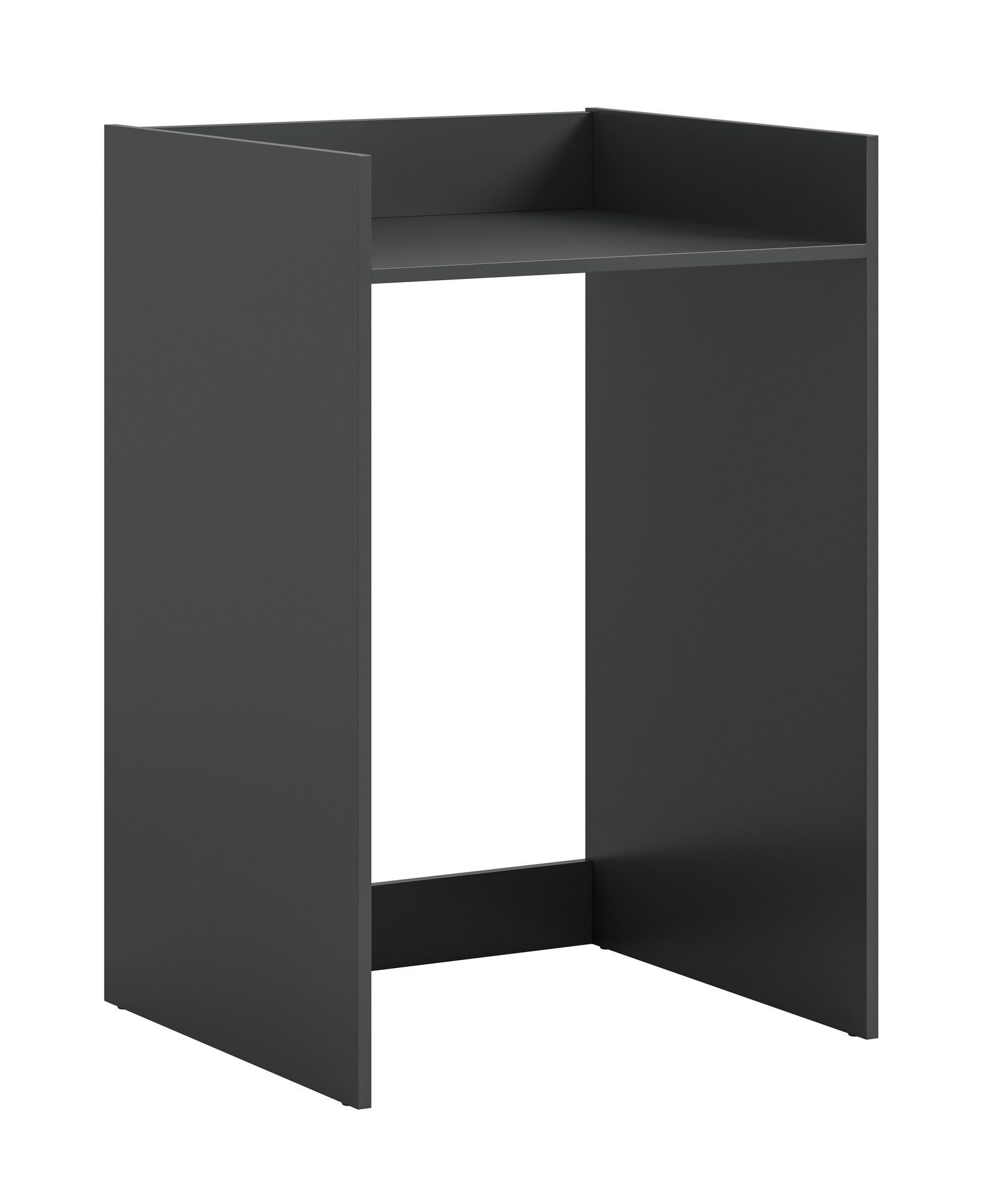 Aileenstore Mehrzweckschrank POLAR 66 cm Breite, Anthrazit