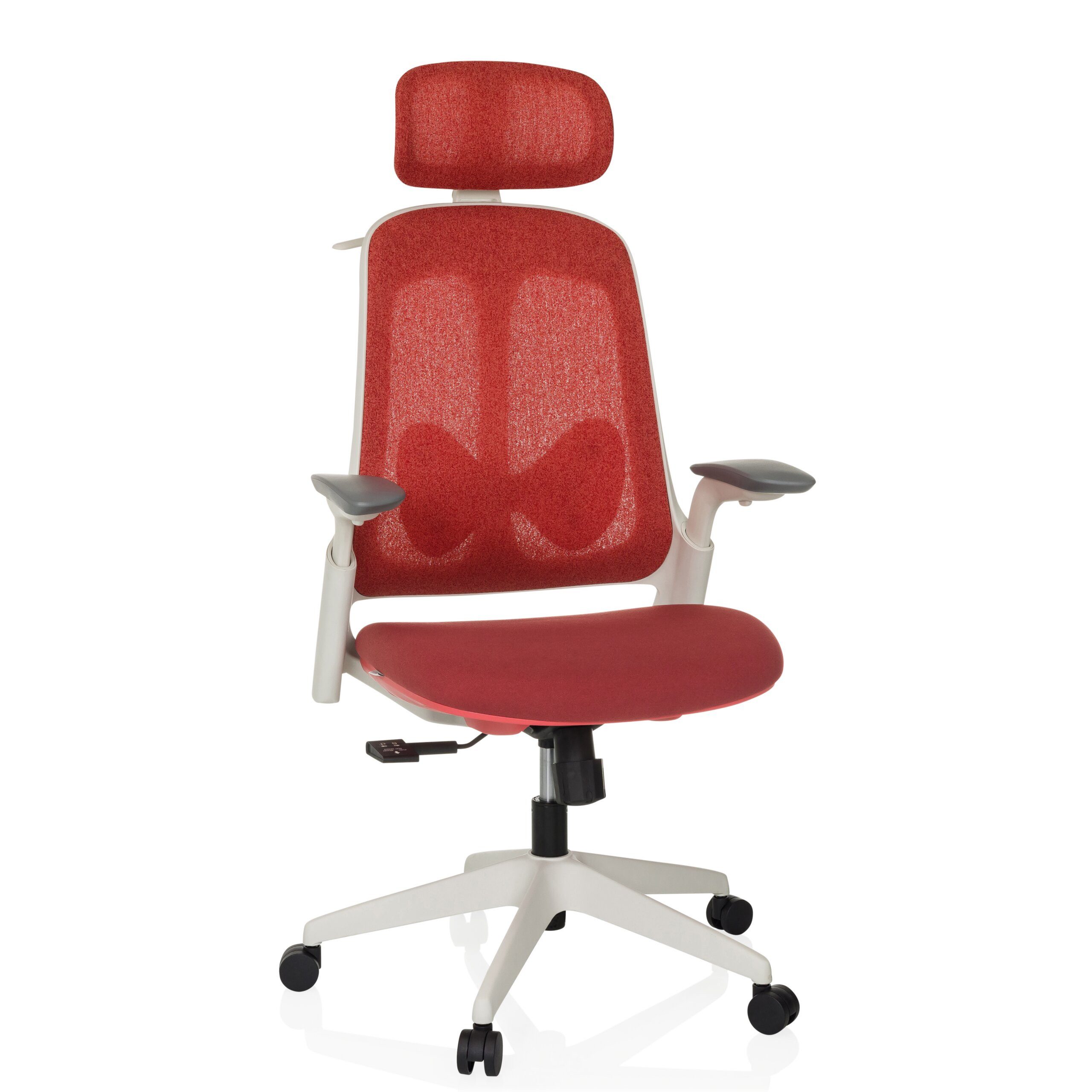hjh OFFICE Drehstuhl Profi Bürostuhl Arceo Wf Stoff / Netzstoff (1 St), Ergonomischer Chefsessel, Schreibtischstuhl höhenverstellbar