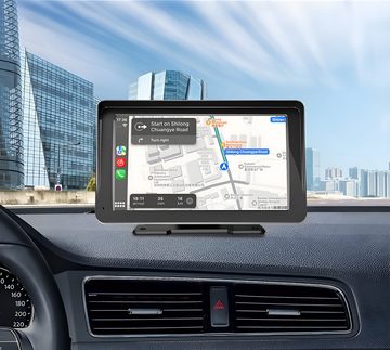 HIYORI 7-Zoll Bluetooth MP5-Player fürs Auto PKW-Navigationsgerät (mit Wireless CarPlay und HD-Fahrrekorder)