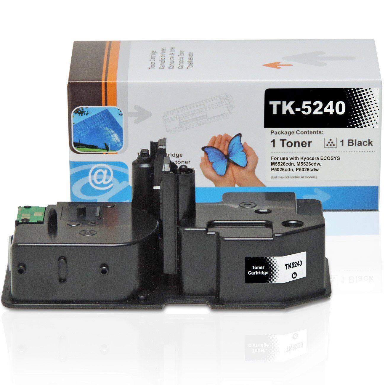 kompatibel Kompatibel Kyocera TK-5240K Lieferumfang: Tonerkassette Kyocera D&C zu Schwarz, TK-5240K 1x Tonerkartusche