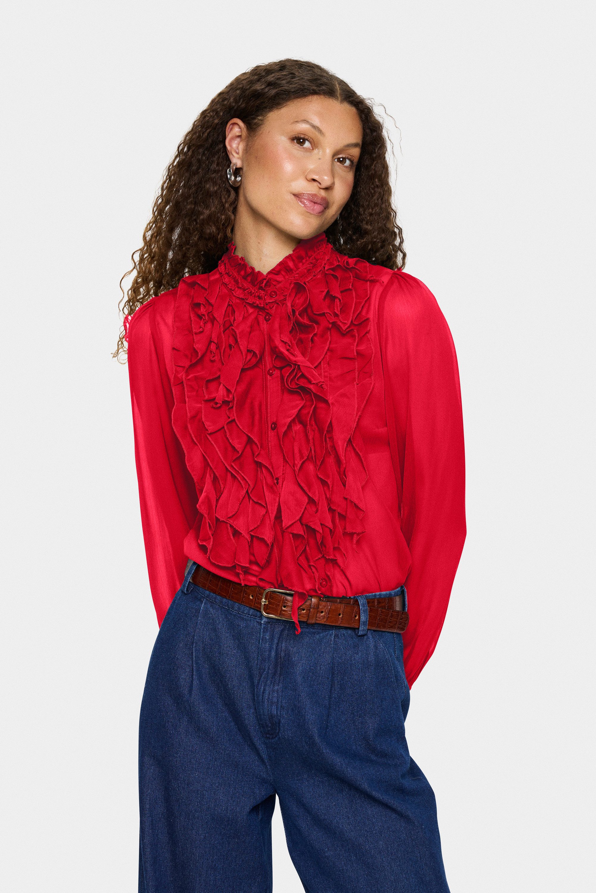 Saint Tropez Langarmbluse Langarm-Bluse LiljaSZ günstig online kaufen