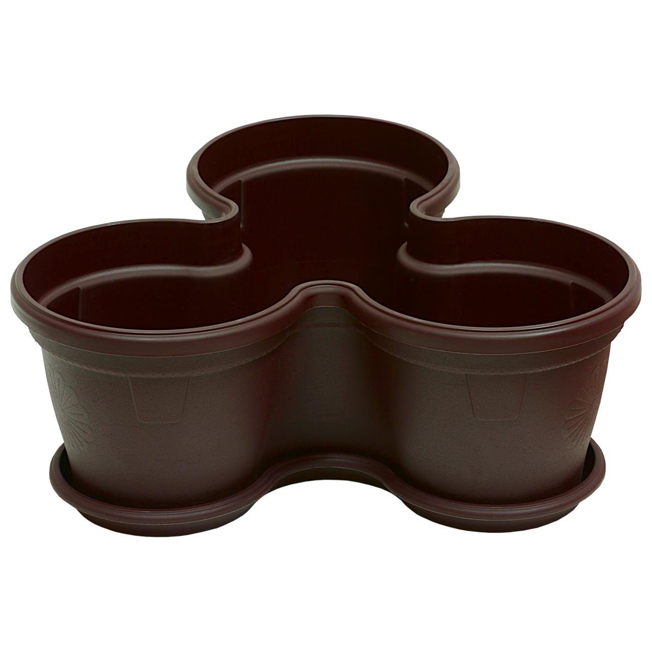 Engelland Blumenständer Säulentopf, Hochbeet, Kräuterbeet (Vorteils-Set, 1 St., 11 Liter Fassungsvermögen je Ebene), fallsicher, UV-beständig, stapelbar, platzsparend, robuster Kunststoff