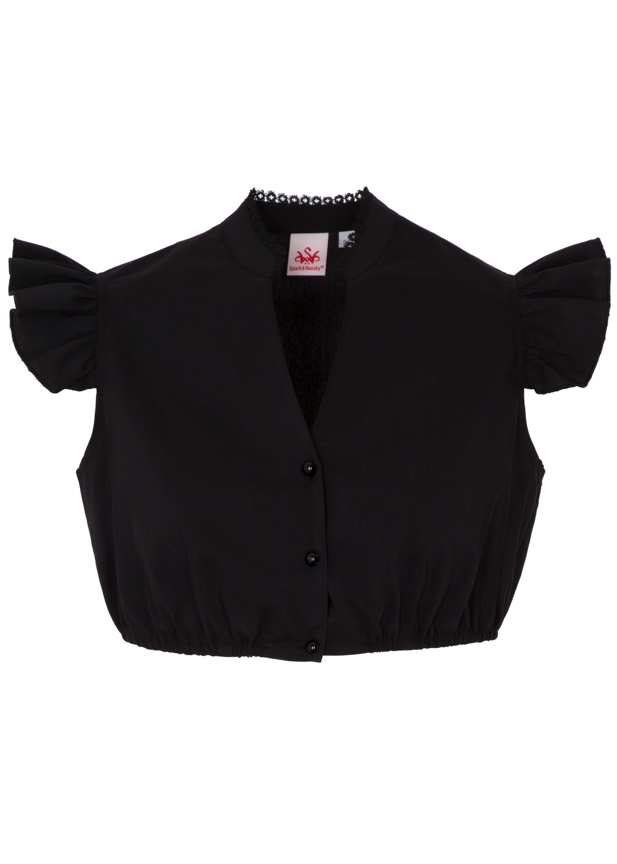 Spieth & Wensky Dirndlbluse Darlee (1-tlg) mit verführerischen V-Ausschnitt günstig online kaufen