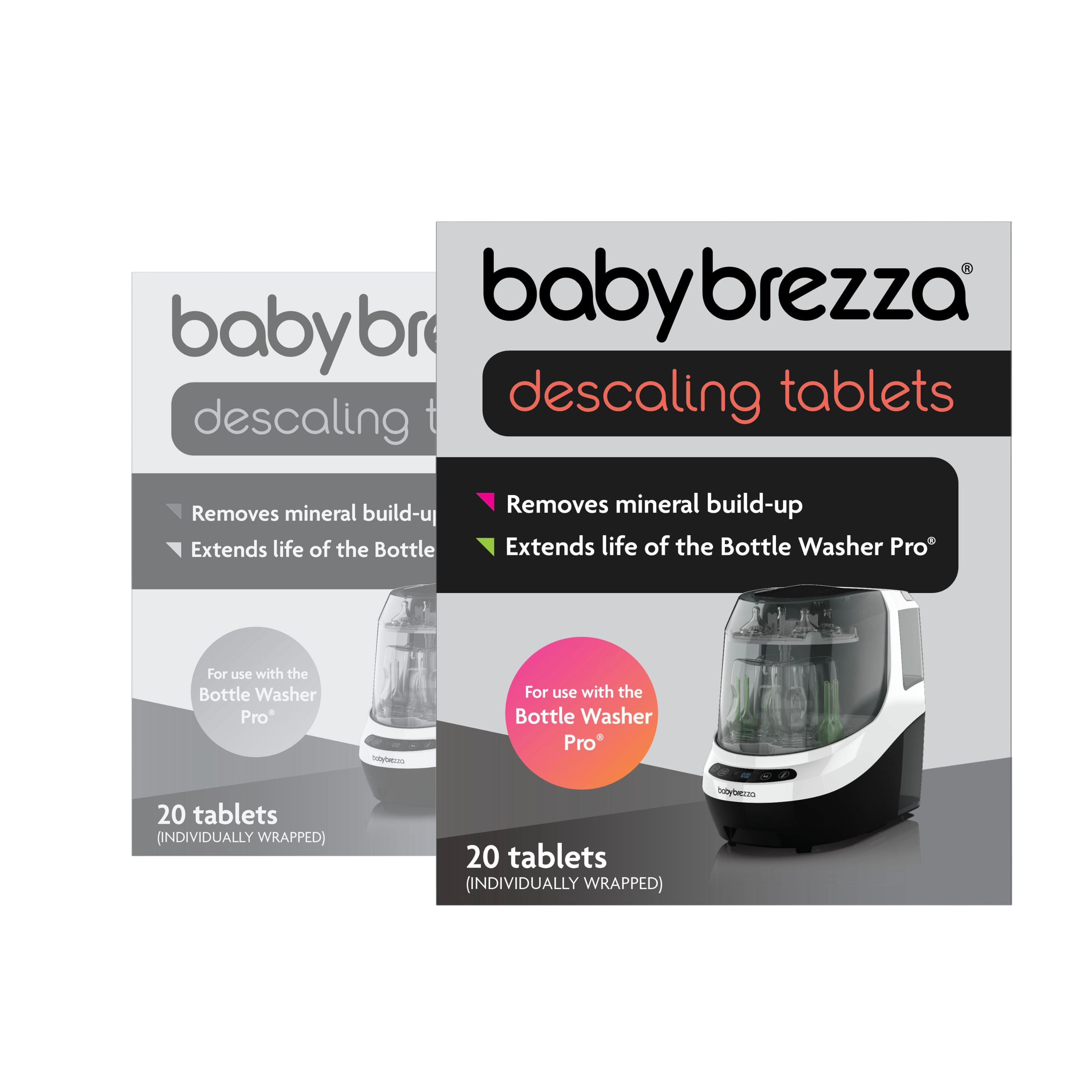 Baby Brezza Bottle Washer Pro, Entkalkungstabletten, hypoallergen Geschirrspülmittel (geruchsneutral & ohne aggressive Chemikalien)