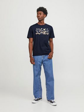 Jack & Jones Rundhalsshirt JJEJEFF CORP LOGO TEE SS O-NECK SN