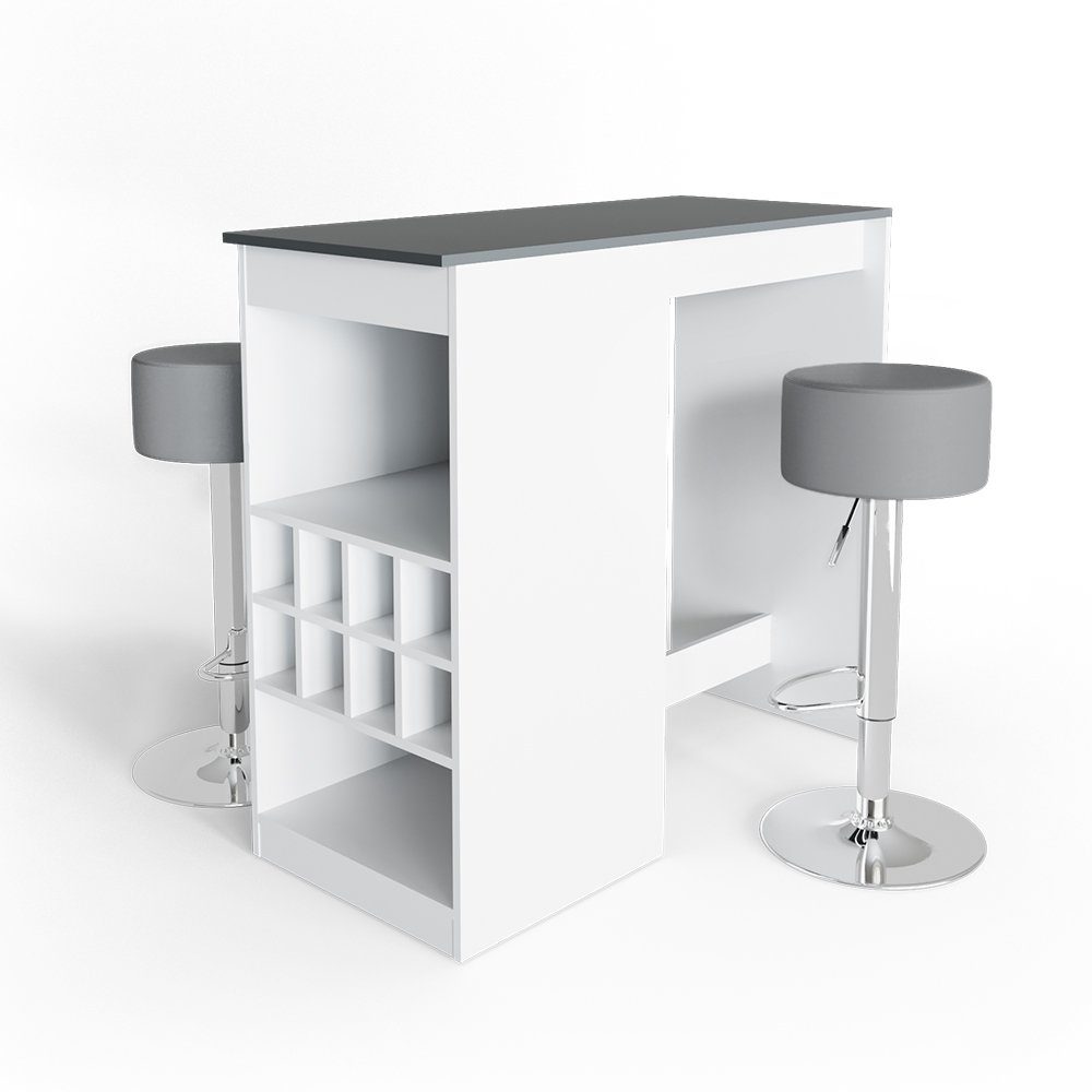 Vicco Bartisch Ross, Weiß/Anthrazit, 115 x günstig online kaufen