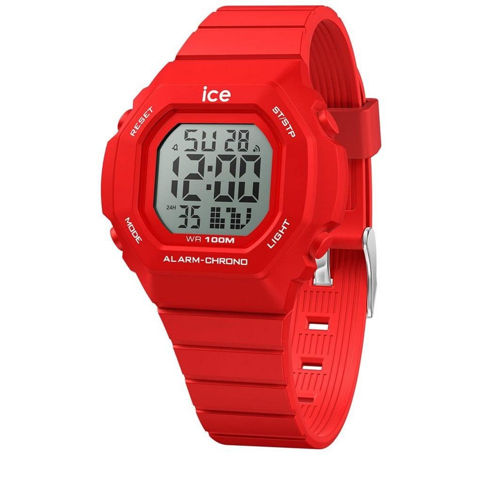 ice-watch Digitaluhr Ice-Watch Damenuhr / Kinderuhr ICE digit ultra 022099  Red, (1-tlg)