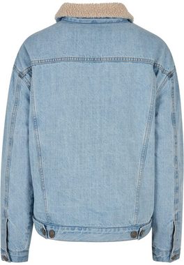 URBAN CLASSICS Jeansjacke Urban Classics Damen Ladies Oversized Sherpa Denim Jacket (1-St)