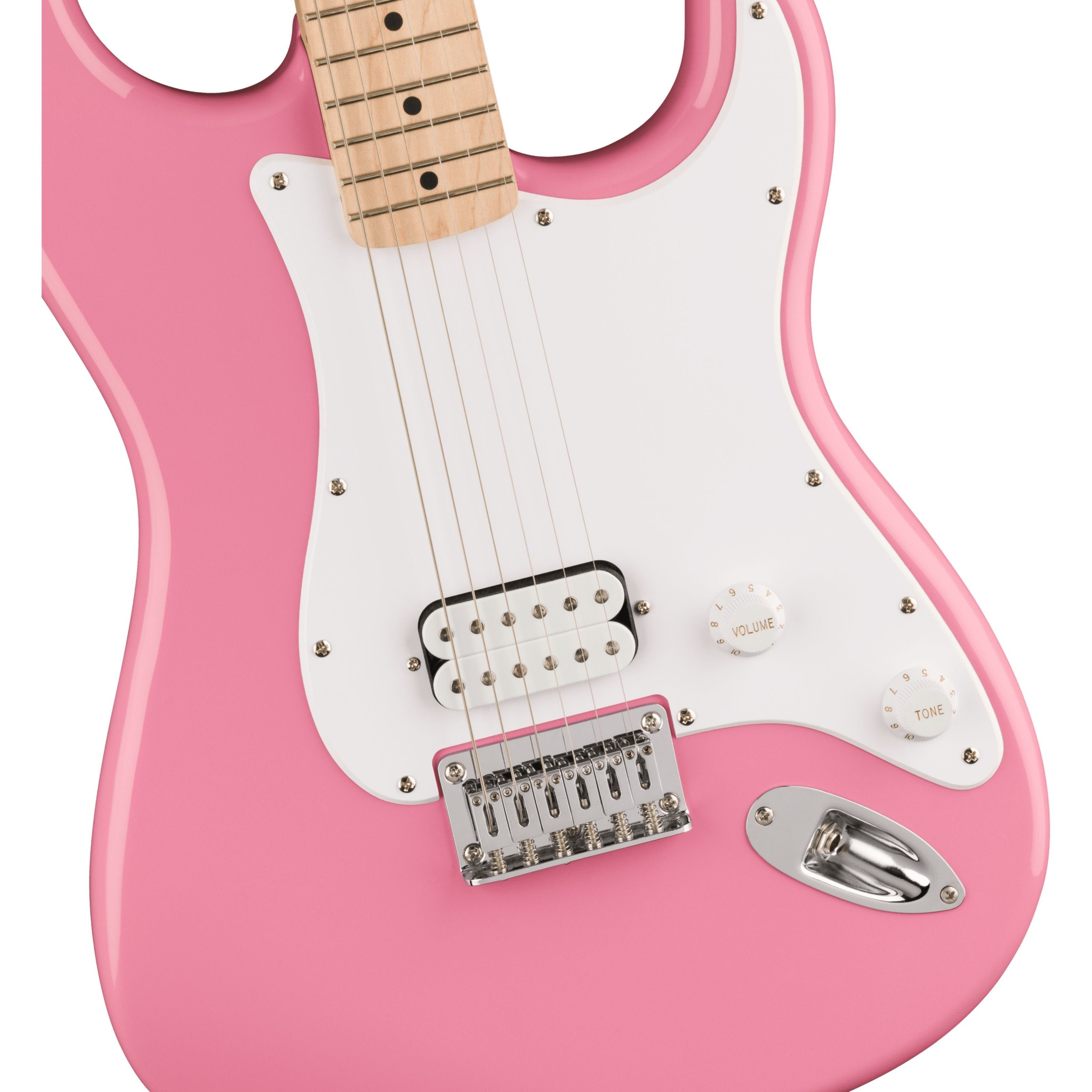 Squier E-Gitarre, E-Gitarren, ST-Modelle, Sonic Stratocaster HT H MN Flash Pink - E-Gitarre
