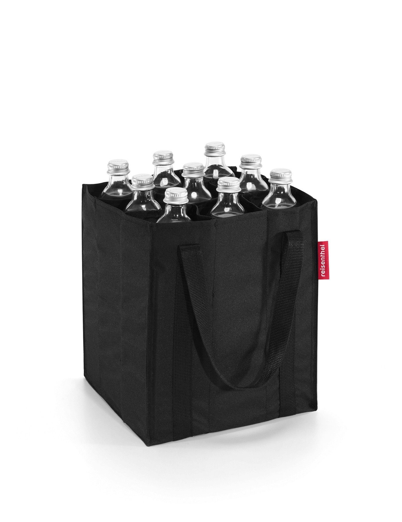 REISENTHEL® Flaschenkorb bottlebag, Flaschenträger Flaschentasche bottlebag black Flaschenkorb Einkaufstasche