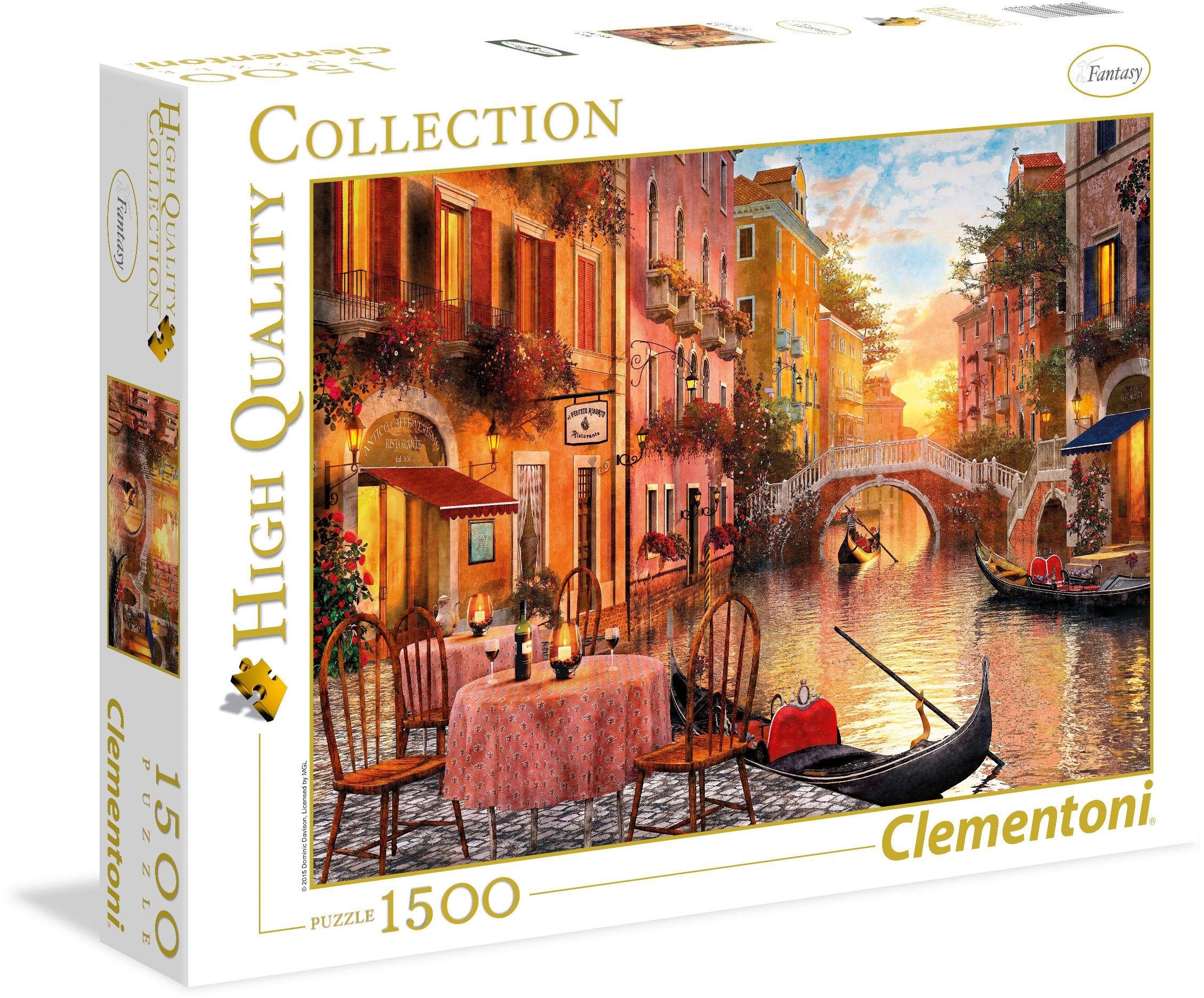 Clementoni® Puzzle High Quality Collection, Venedig, 1500 Puzzleteile, Made in Europe