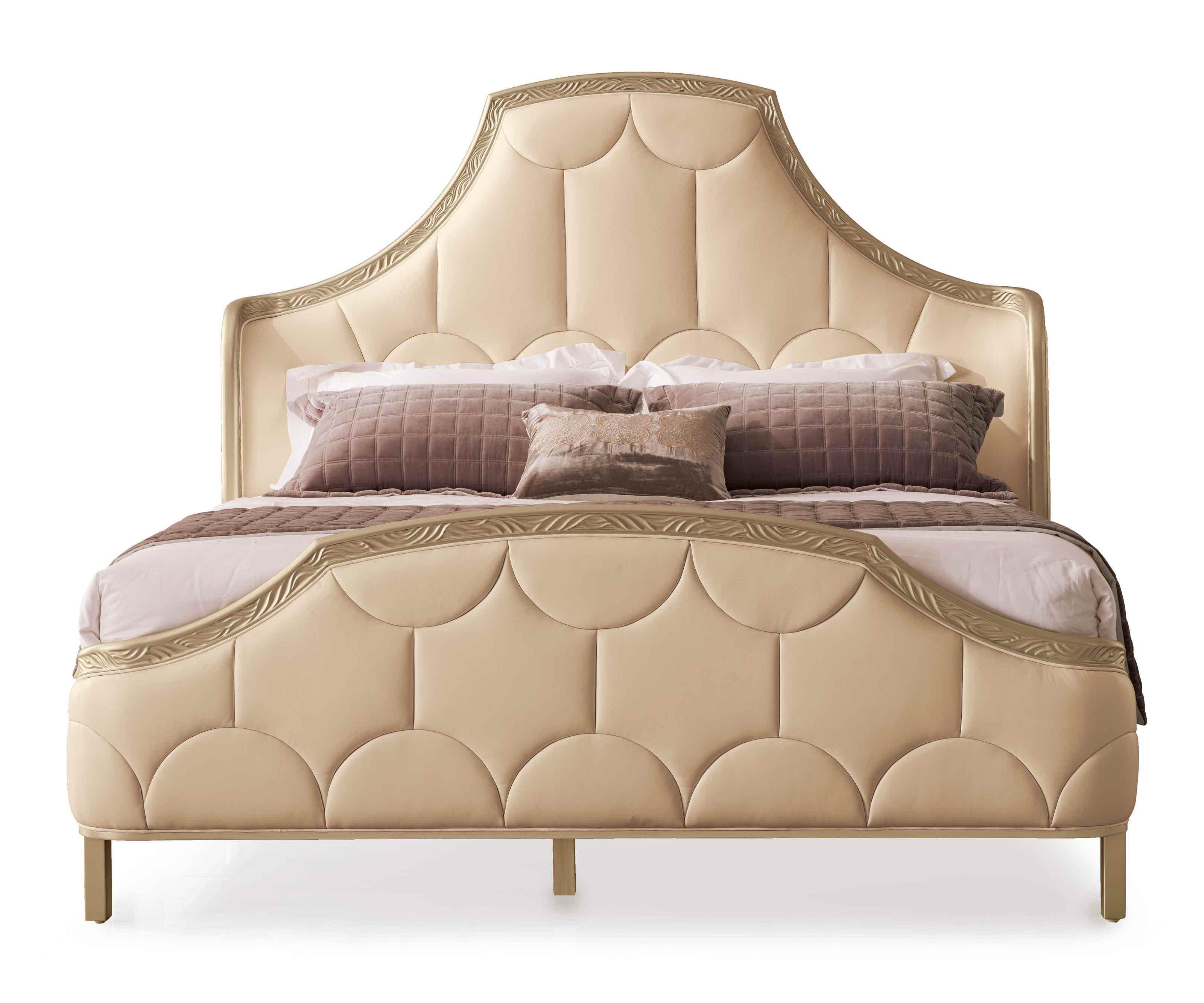 JVmoebel Polsterbett Elegante gepolsterte Doppelbetten für Ihr Schlafzimmer, Made in Europa