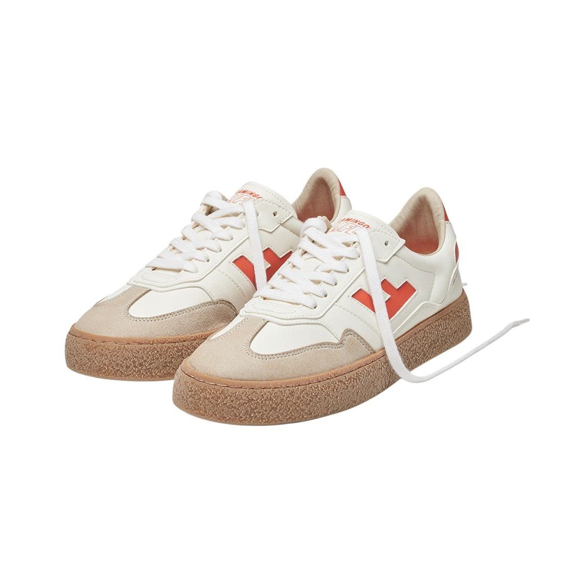 Flamingos Life Burela Bold - creamweiss/papaya Sneaker