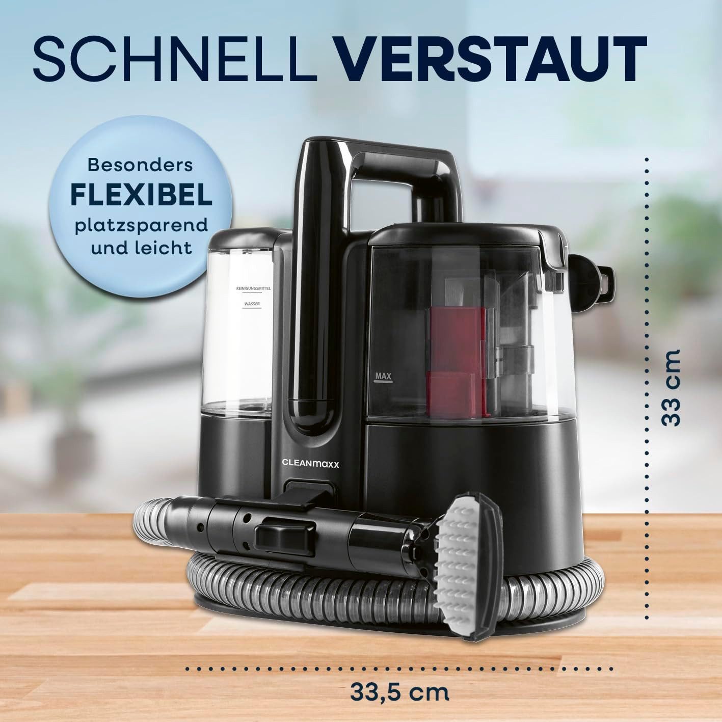 CLEANmaxx Teppichreinigungsgerät, 400 W