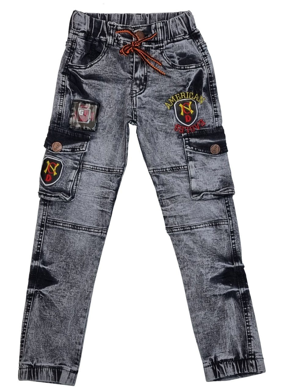 Fashion Boy 5-Pocket-Jeans Cargo Hose Jeans Stretchhose, j2183