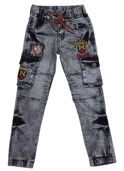 Fashion Boy 5-Pocket-Jeans Cargo Hose Jeans Stretchhose, j2183
