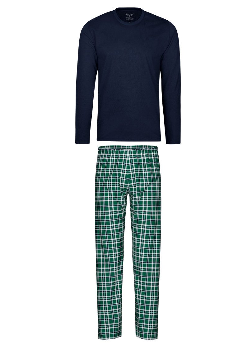 Trigema Schlafanzug TRIGEMA Pyjama im Karo Style (1 tlg) günstig online kaufen