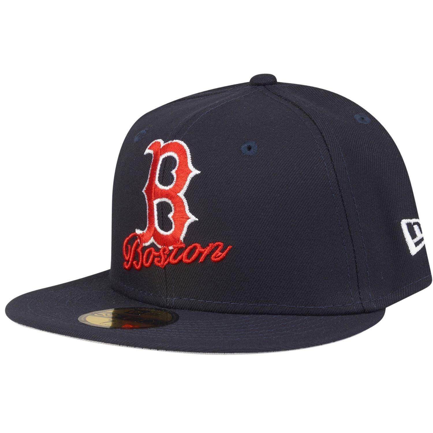 New Era Fitted Cap 59Fifty DUAL LOGO Boston Red Sox