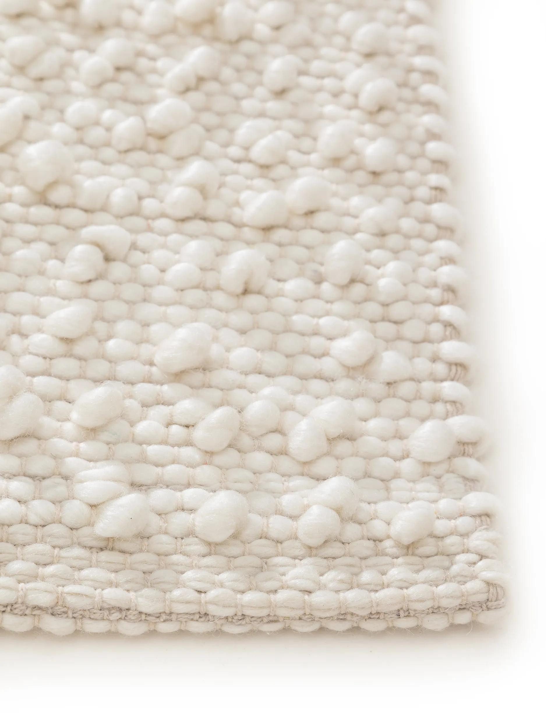 benuta Wollteppich Lana, rechteckig, Höhe: 5 mm, Teppich Wohnzimmer, Schlafzimmer, Esszimmer, Flur, Kunstfaser, Cozy