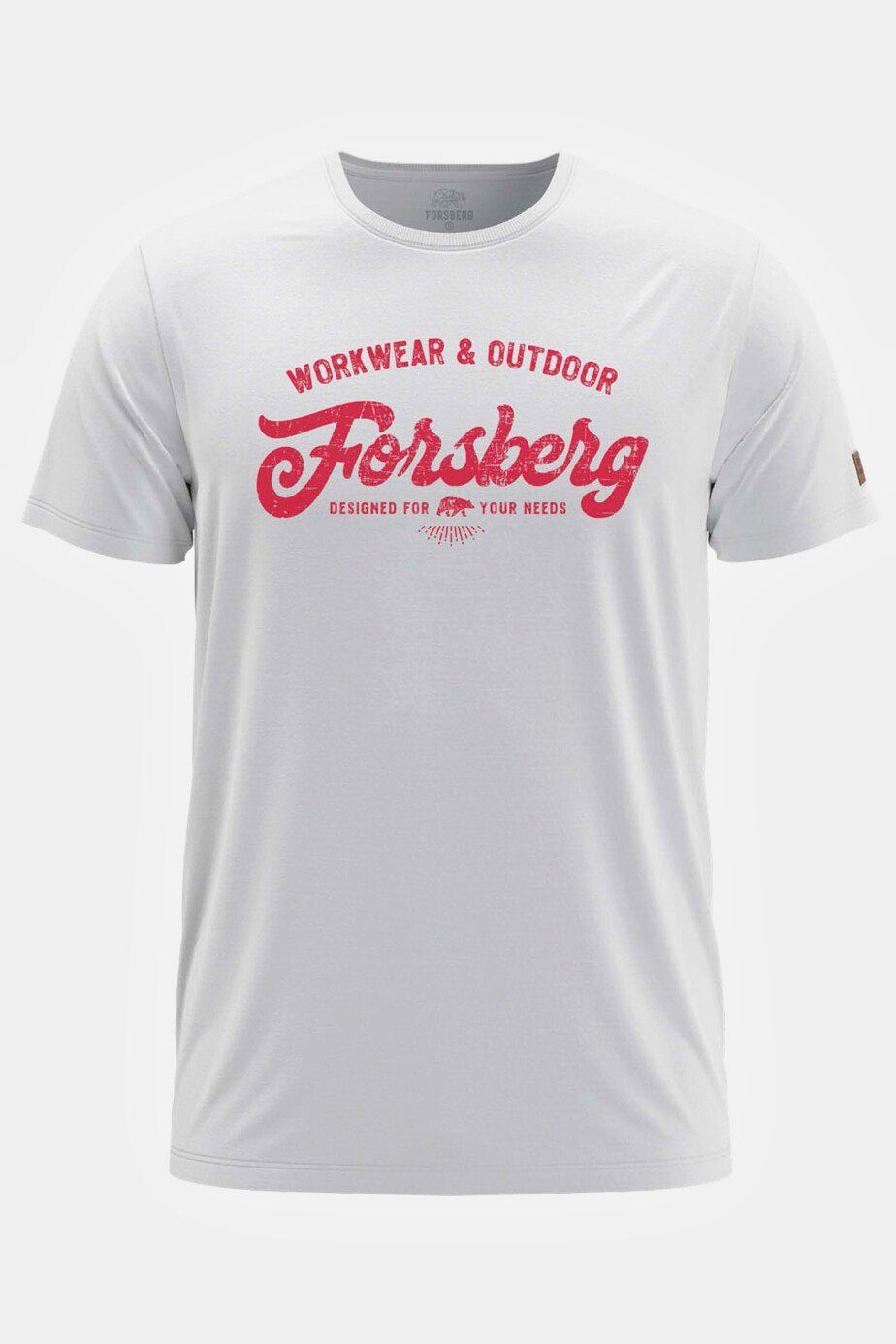 FORSBERG T-Shirt Överson FORSBERG schneeweiß T-Shirt