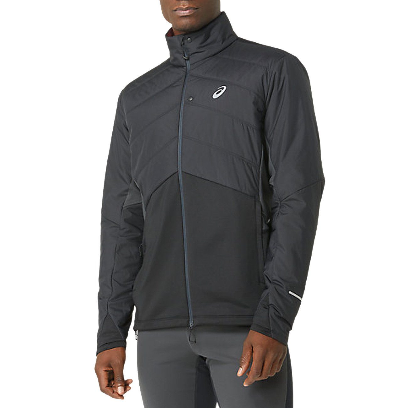 Asics Asics Winter Run Jacket Herren Performance Black Graphite Grey ...