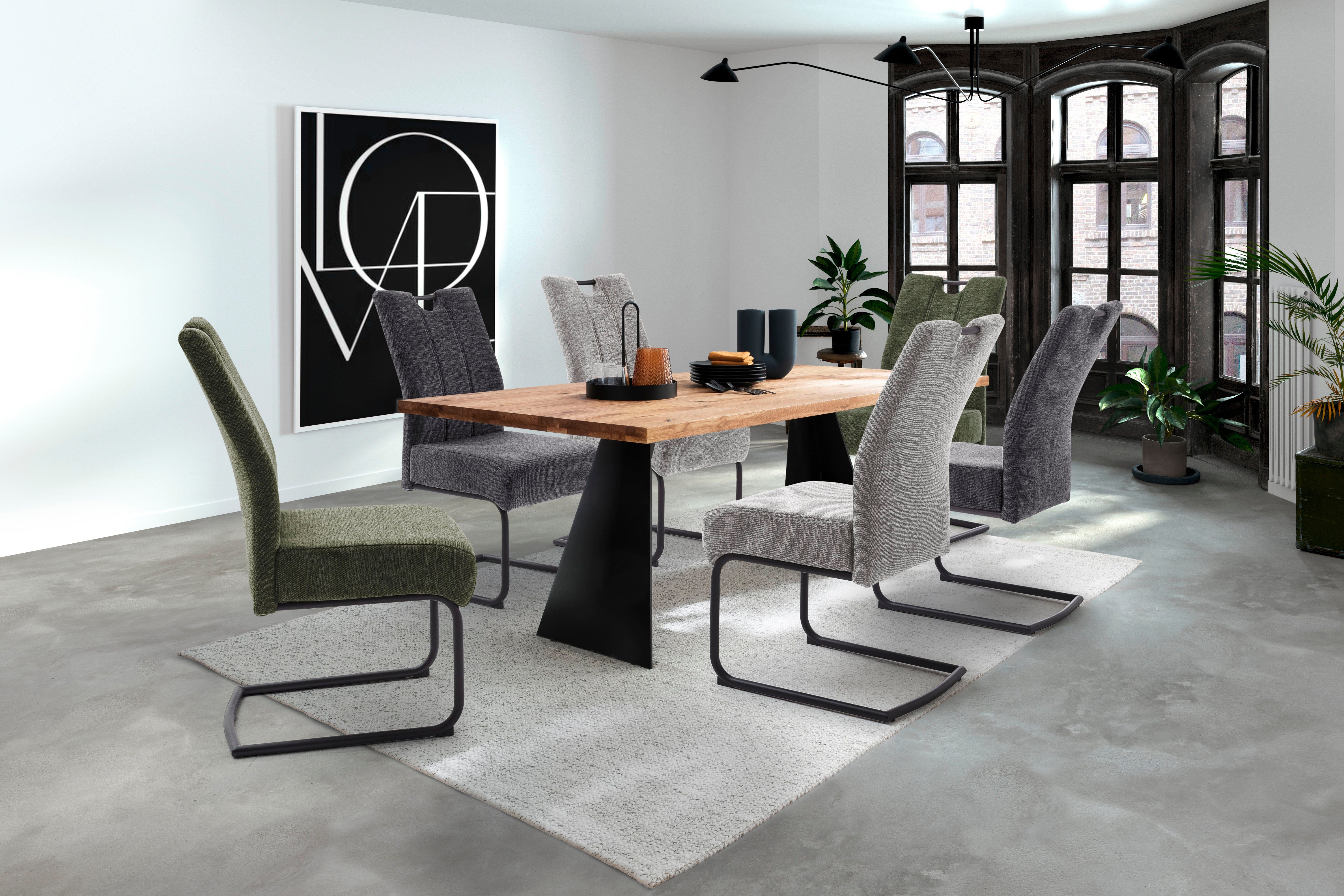 MCA furniture Esszimmerstuhl AMERY | grau grau