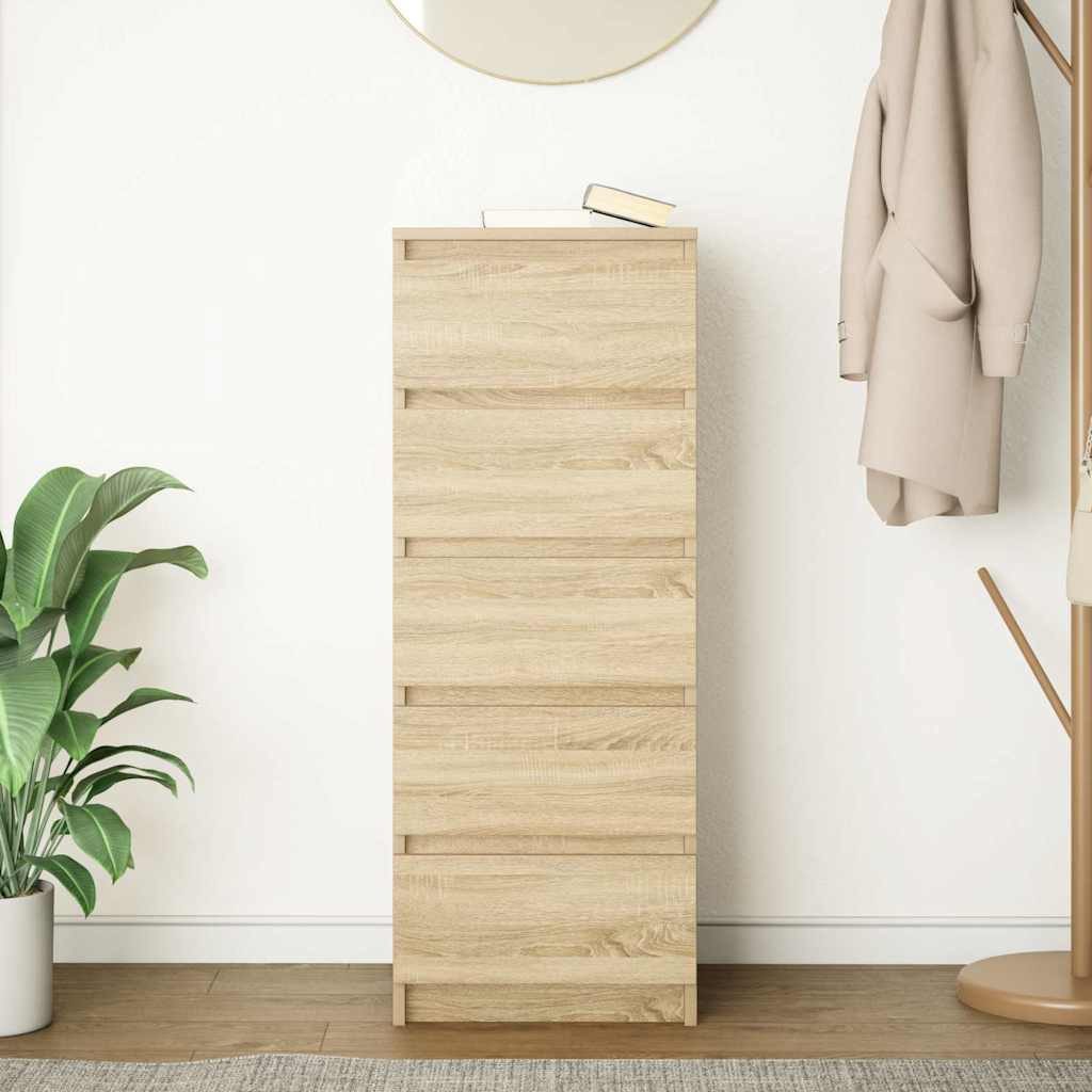 vidaXL Sideboard Sideboard mit Schubladen Sonoma-Eiche günstig online kaufen