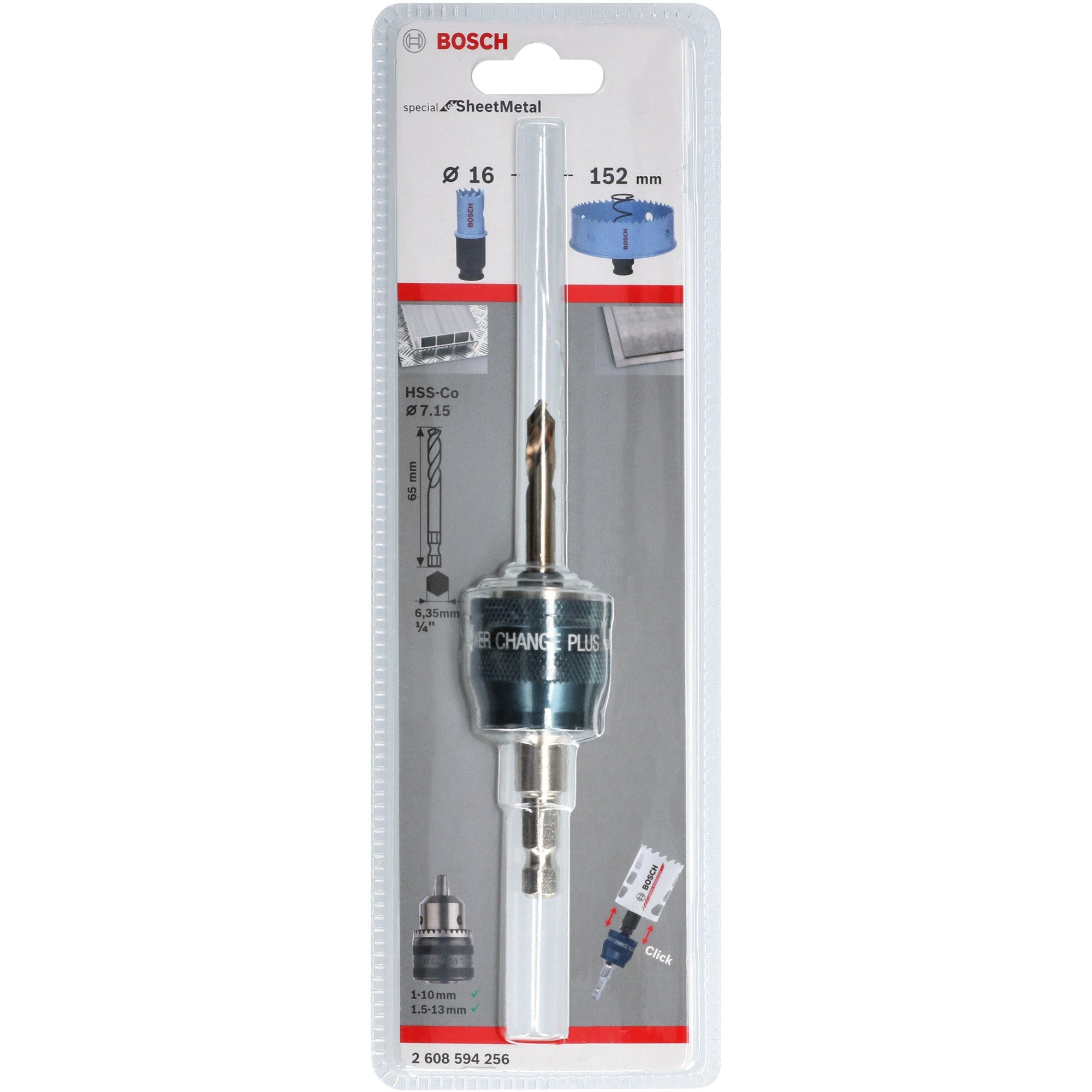 Bosch Accessories BOSCH Bohrer- und Bitset Bosch Professional Power Change Plus Adapter