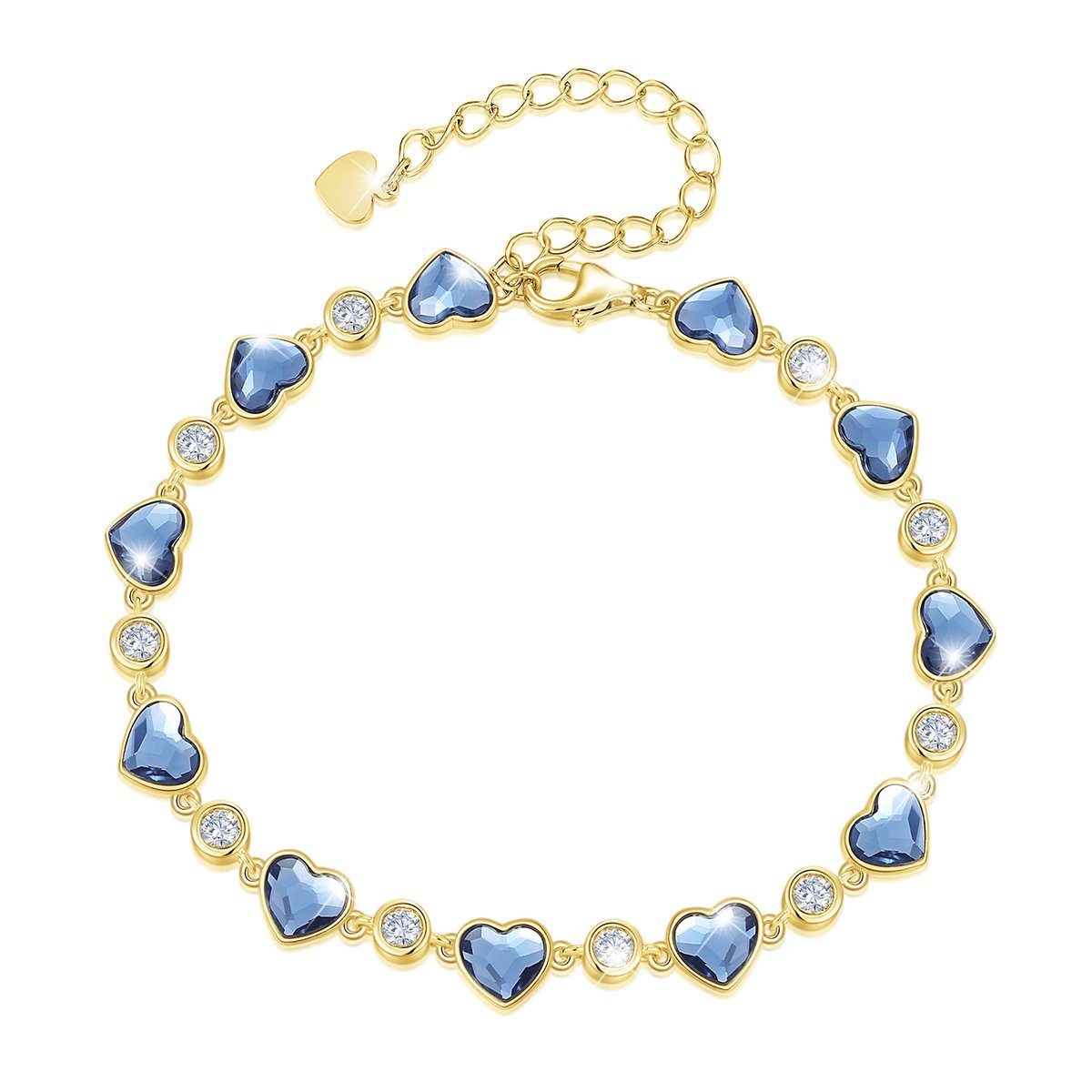 Armband Herzenskristall