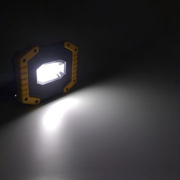 HIYORI LED Arbeitsleuchte COB 30W LED Arbeitsleuchte Wiederaufladbare Taschenlampe, mit USB für Outdoor, Camping