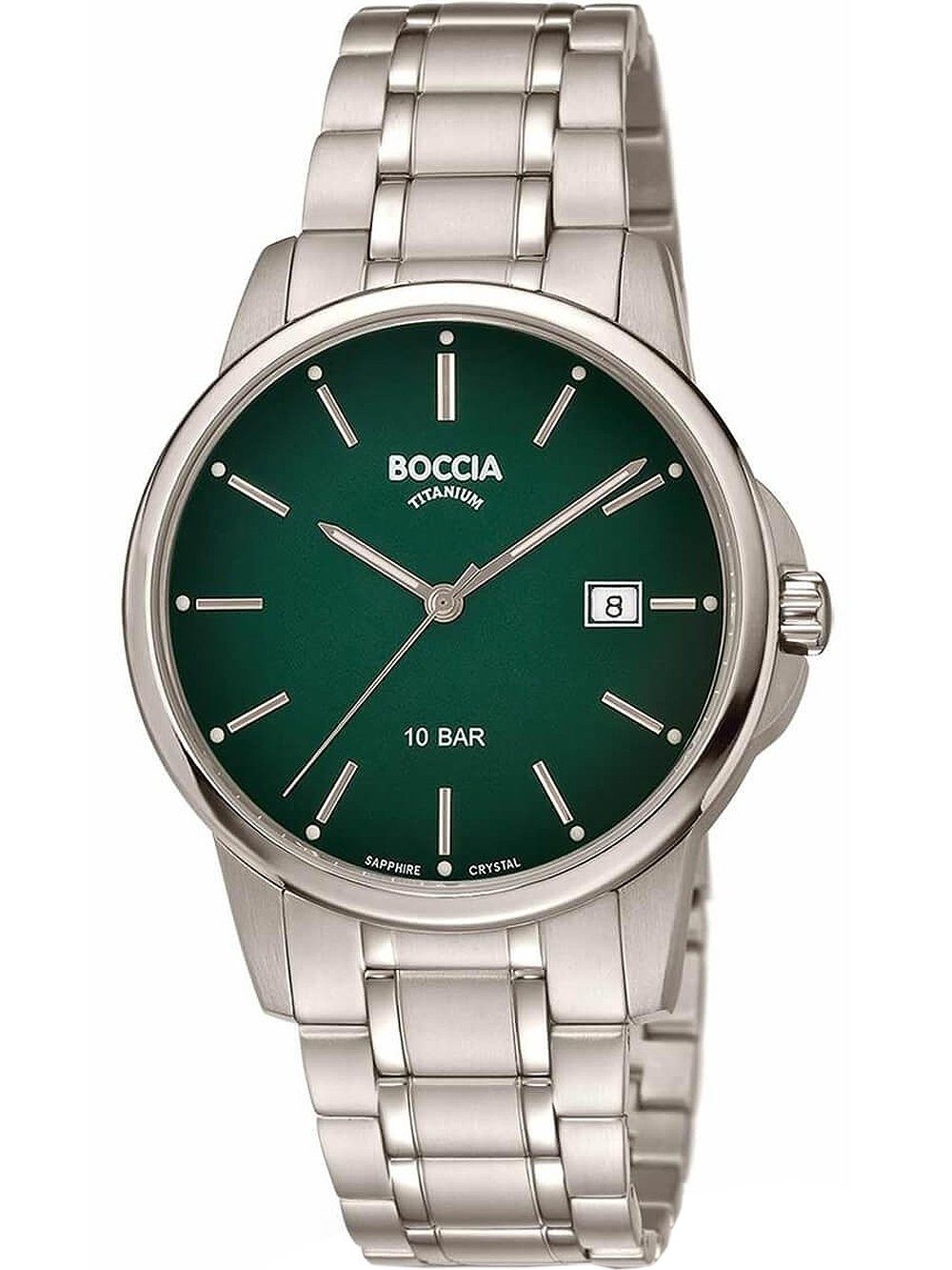Boccia Quarzuhr Boccia 3633-05 Herrenuhr Titanium 40mm 10ATM Boccia 3633-05 Herrenuhr Titanium 40mm 10ATM