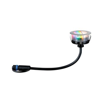 Paulmann LED Einbauleuchte LED Zigbee Plug & Shine Bodeneinbauleuchte Floor RGBW in Edelstahl 2W, keine Angabe, Leuchtmittel enthalten: Ja, fest verbaut, LED, warmweiss, Einbaustrahler, Einbauleuchte
