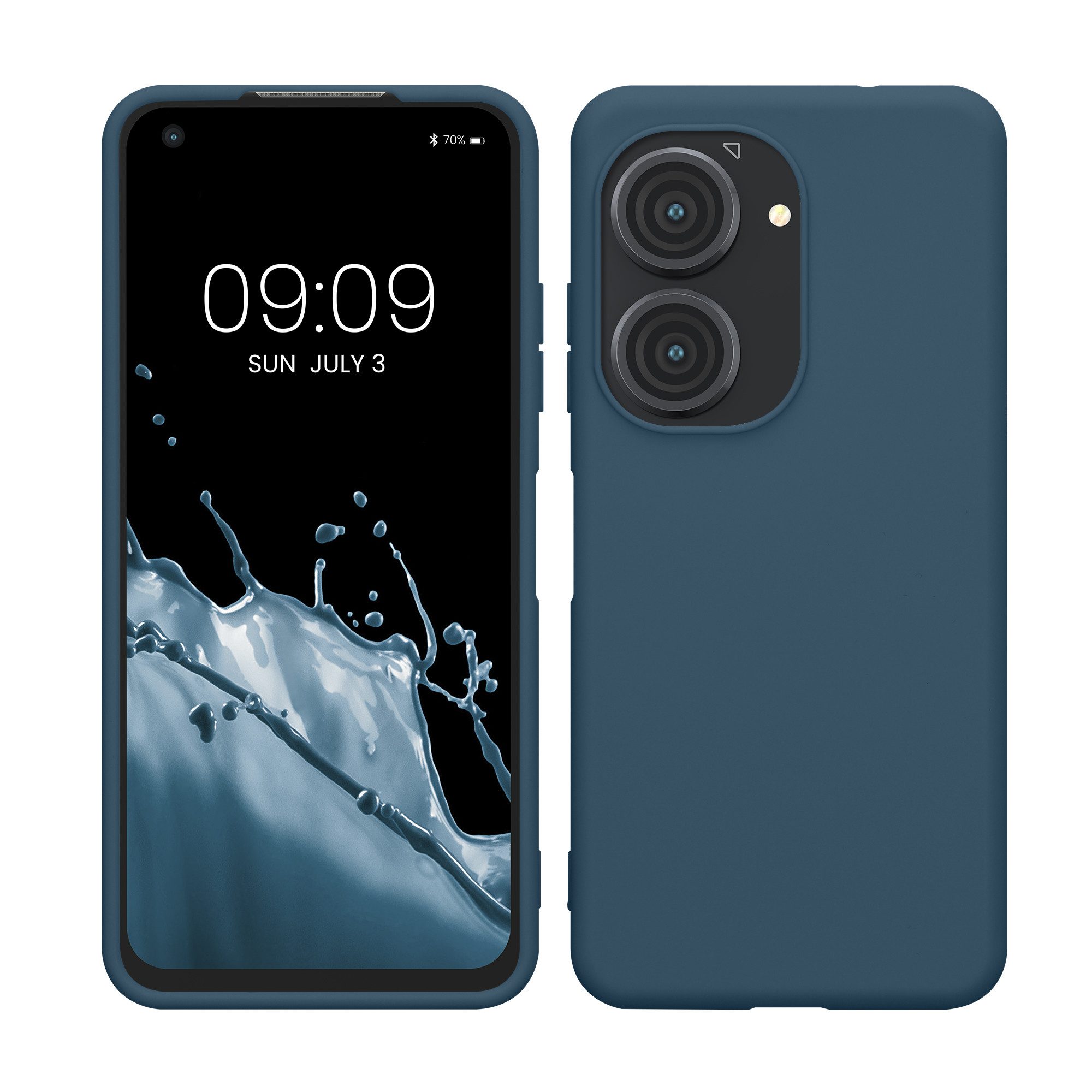 kwmobile Handyhülle Hülle für ASUS Zenfone 10 / Zenfone 9, Hülle Silikon - Soft Handyhülle - Handy Case Cover