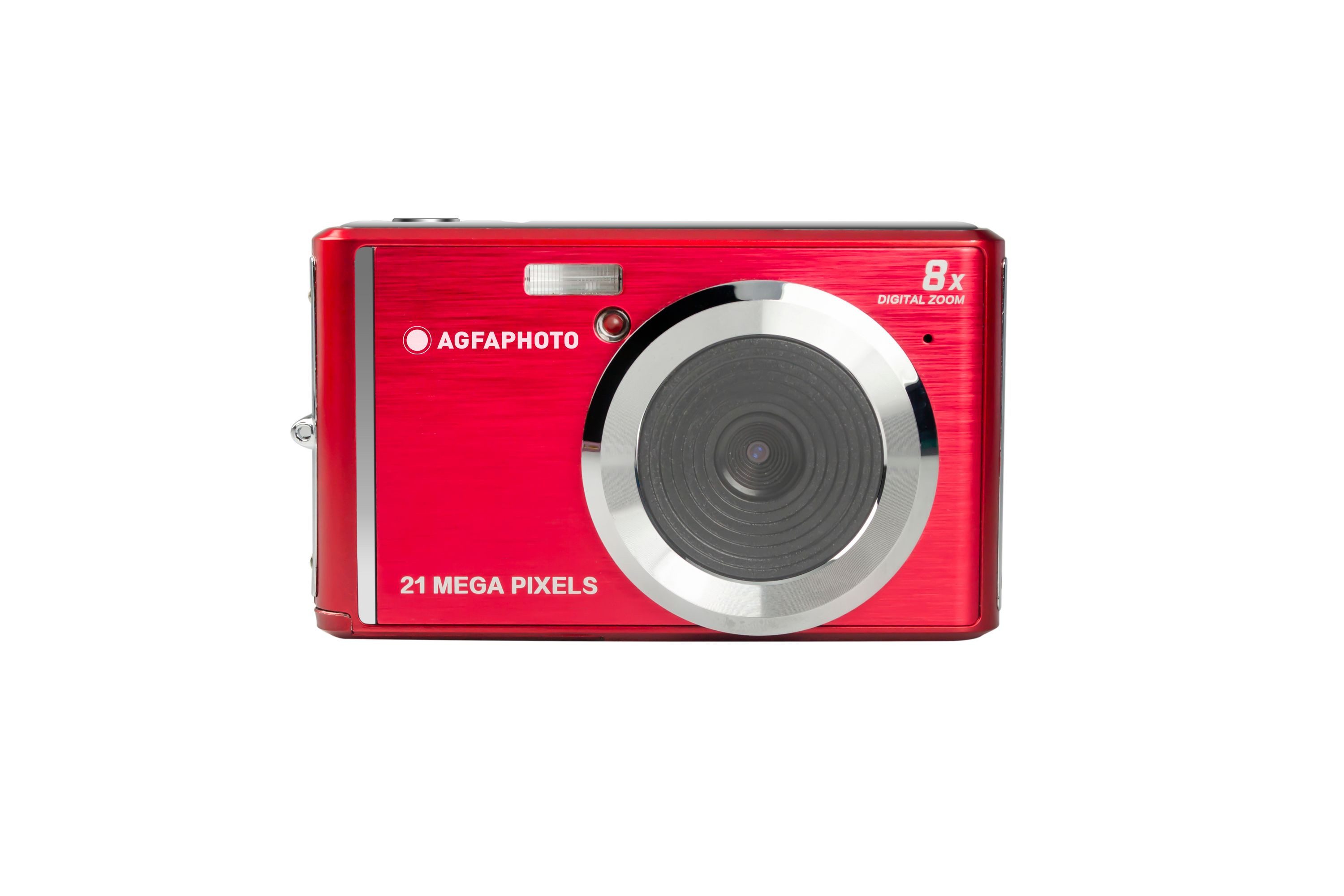 AgfaPhoto DC5200ROUGE Kompaktkamera (CMOS-Sensor, 21 Megapixel, 720p Videoaufnahmen, Kompakt)
