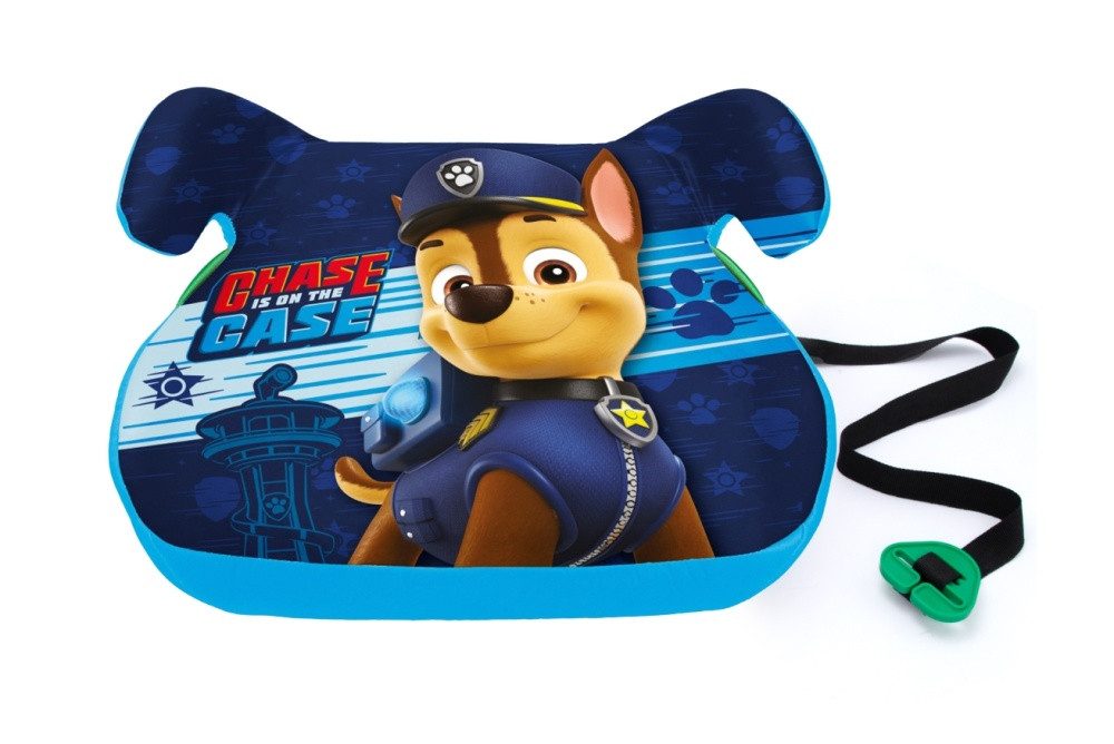 Seven Polska Kindersitzerhöhung Kinder Booster: "Paw Patrol Chase", Chase is on the case, EC Norm 129