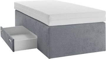 Westfalia Schlafkomfort Boxspringbett, mit integrierter Schublade, frei im Raum stellbar