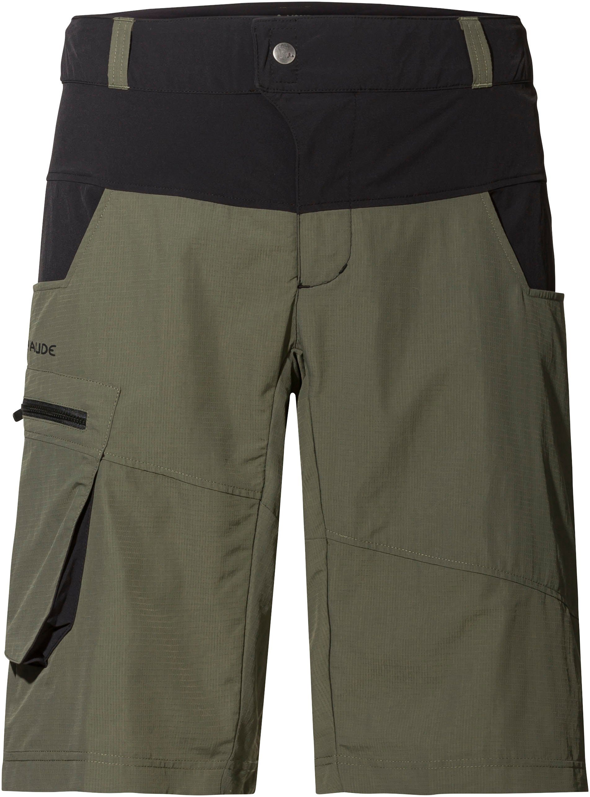 VAUDE Fahrradhose khaki SHORTS MEN'S QIMSA (1-tlg)