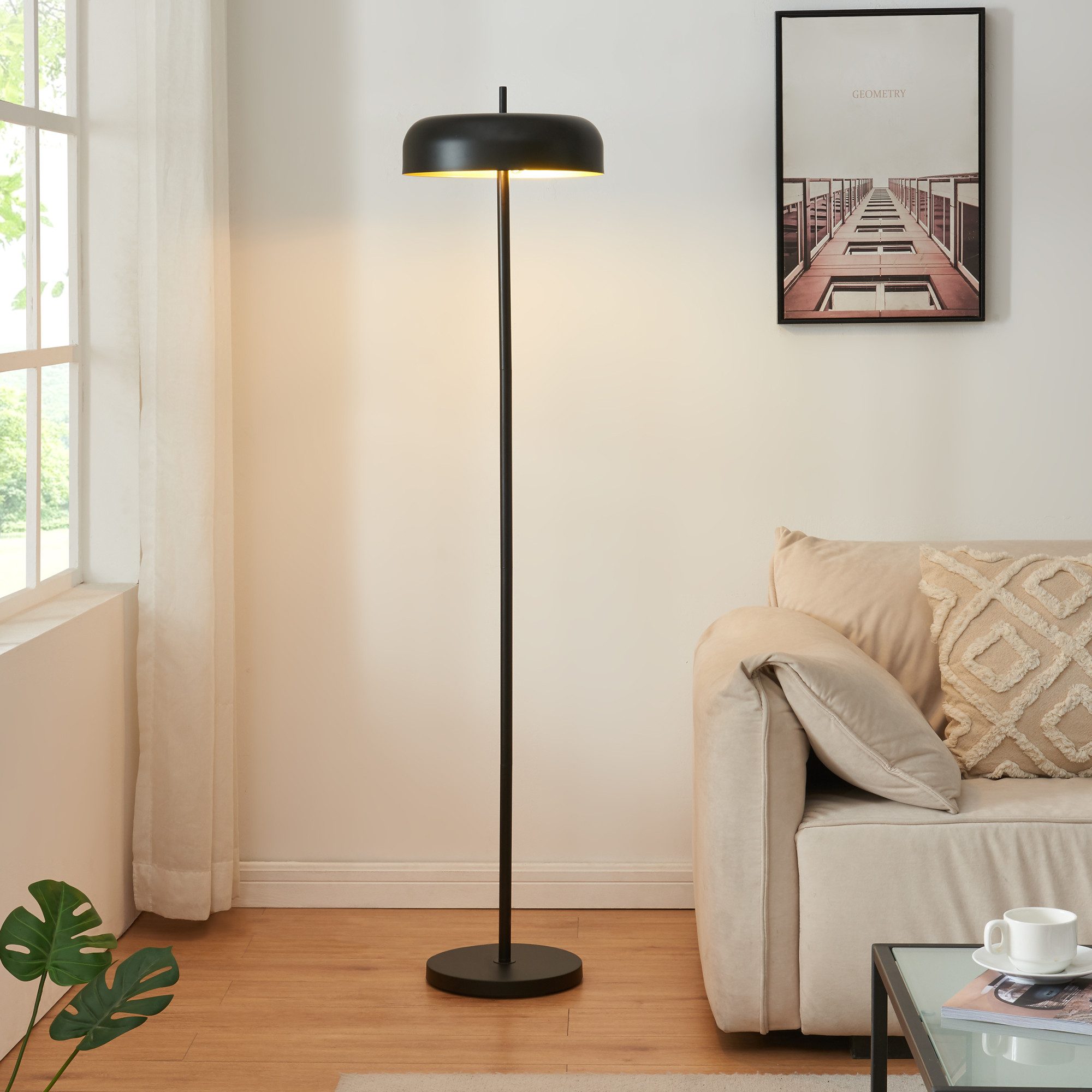lux.pro Stehlampe, ohne Leuchtmittel, »Barton« 2-flammig günstig online kaufen