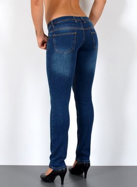 ESRA Straight-Jeans G900 Damen Jeans Straight niedrige Leibhöhe, bis Übergröße / Plussize Größe, Damen Jeans Hose Gerader Schnitt Tief Bund bis Große Größen, Damen Hüftjeans Gerade, Damen Jeans Hose Regular Fit, Damen Jeans, Jeans Damen, Damen Jeanshose Low Waist, Jeans Damen Hose Große Größe, Gerade Schnitt Jeans Damen