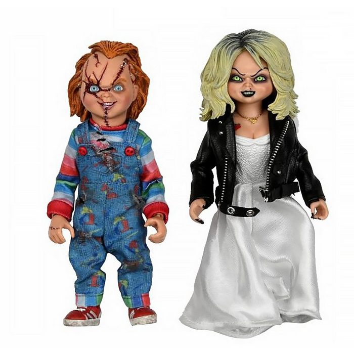 NECA Actionfigur Chucky & Tiffany Clothed Actionfiguren 2er Set
