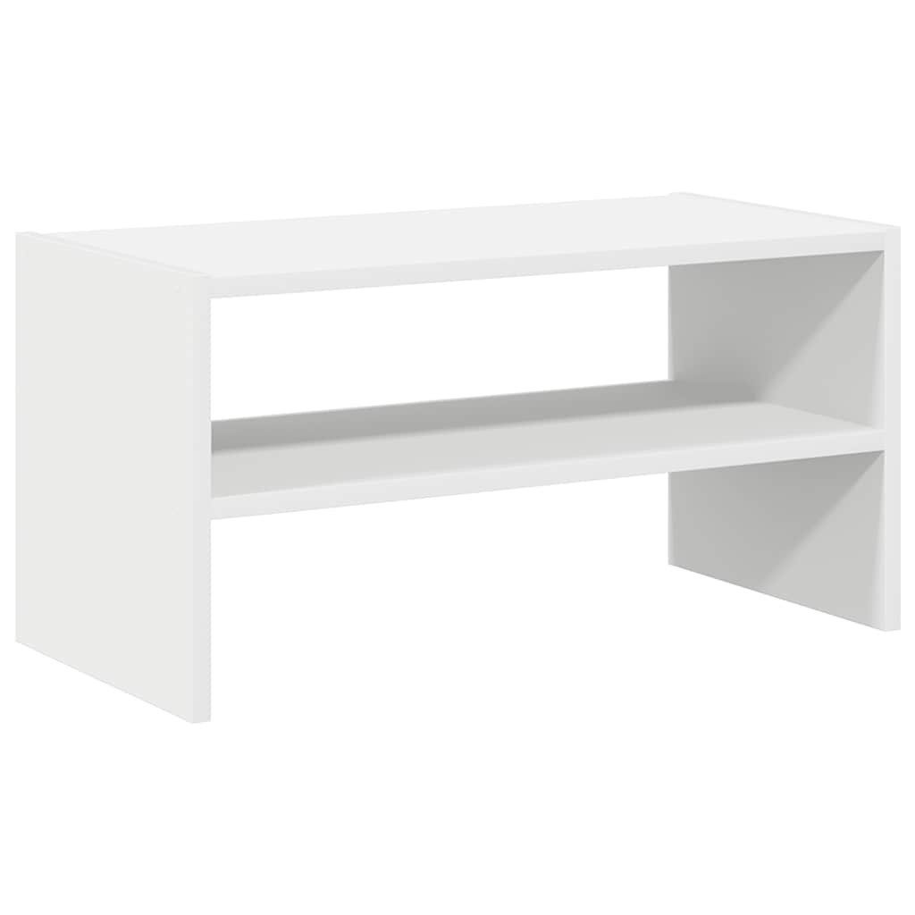 vidaXL Schuhregal Schuhregal Stapelbar Weiß 60x30x30,5 günstig online kaufen