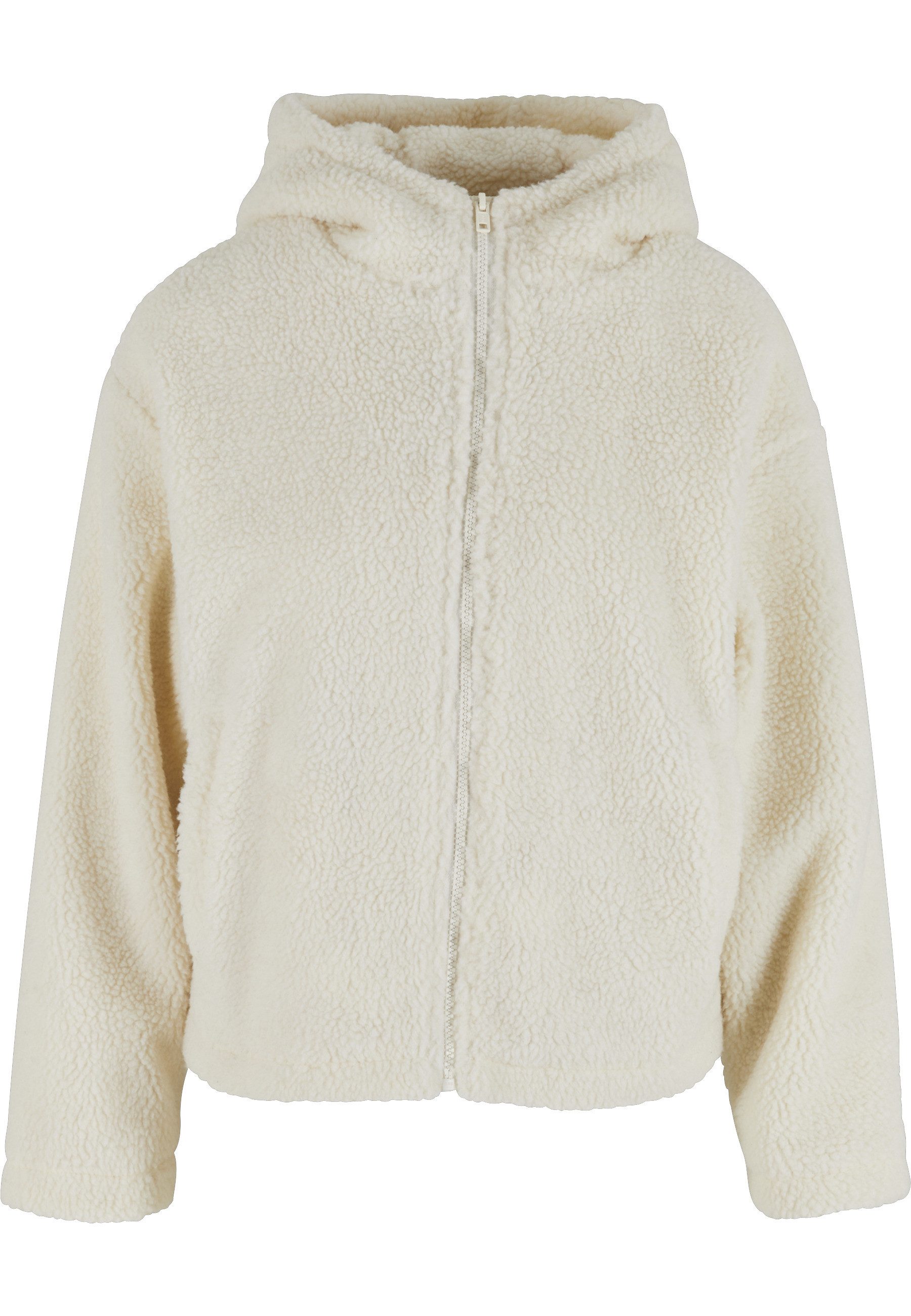 URBAN CLASSICS Langmantel Urban Classics Ladies Short Hooded Sherpa Jacket