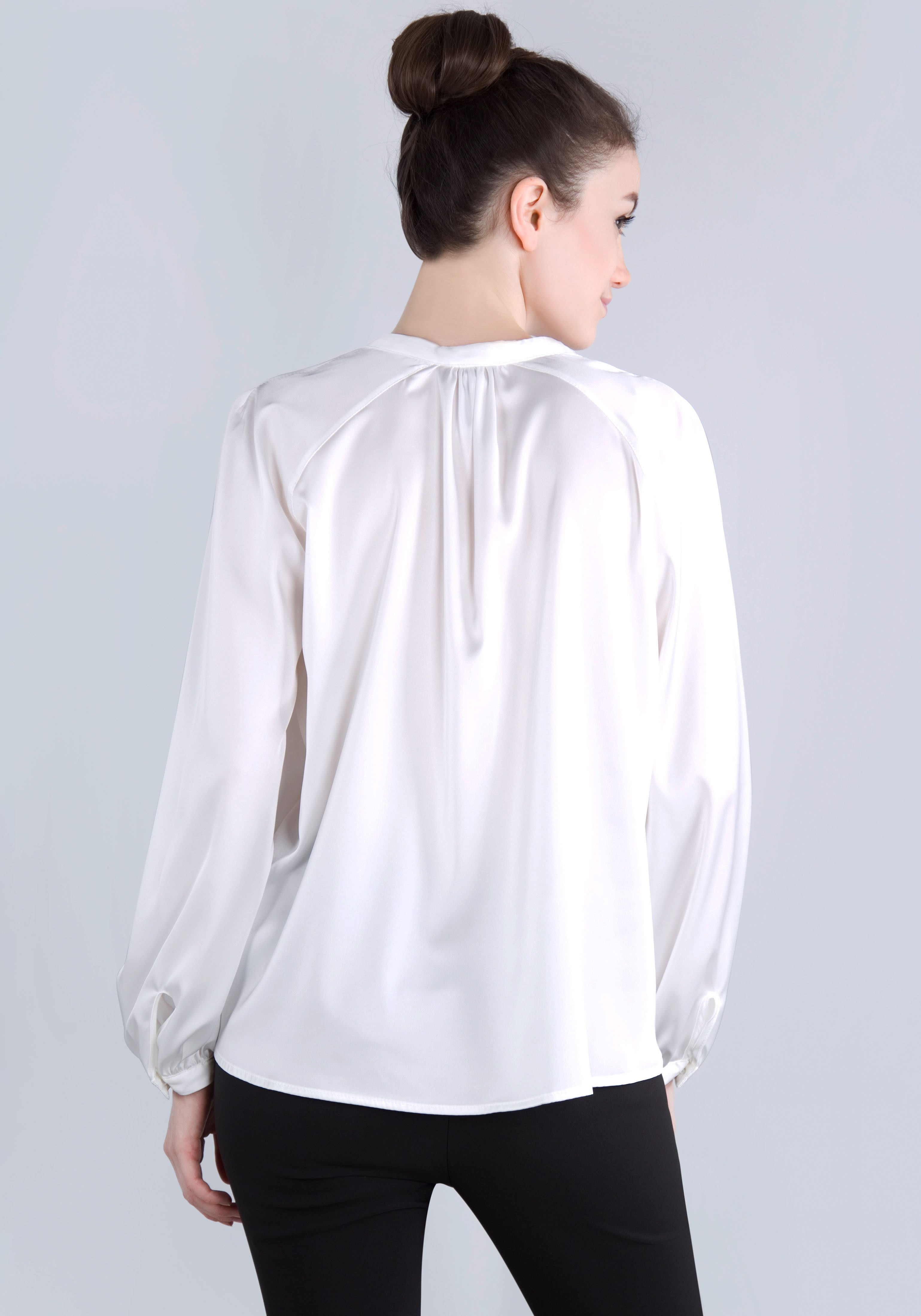 IMPERIAL Blusenshirt in satinierter Optik