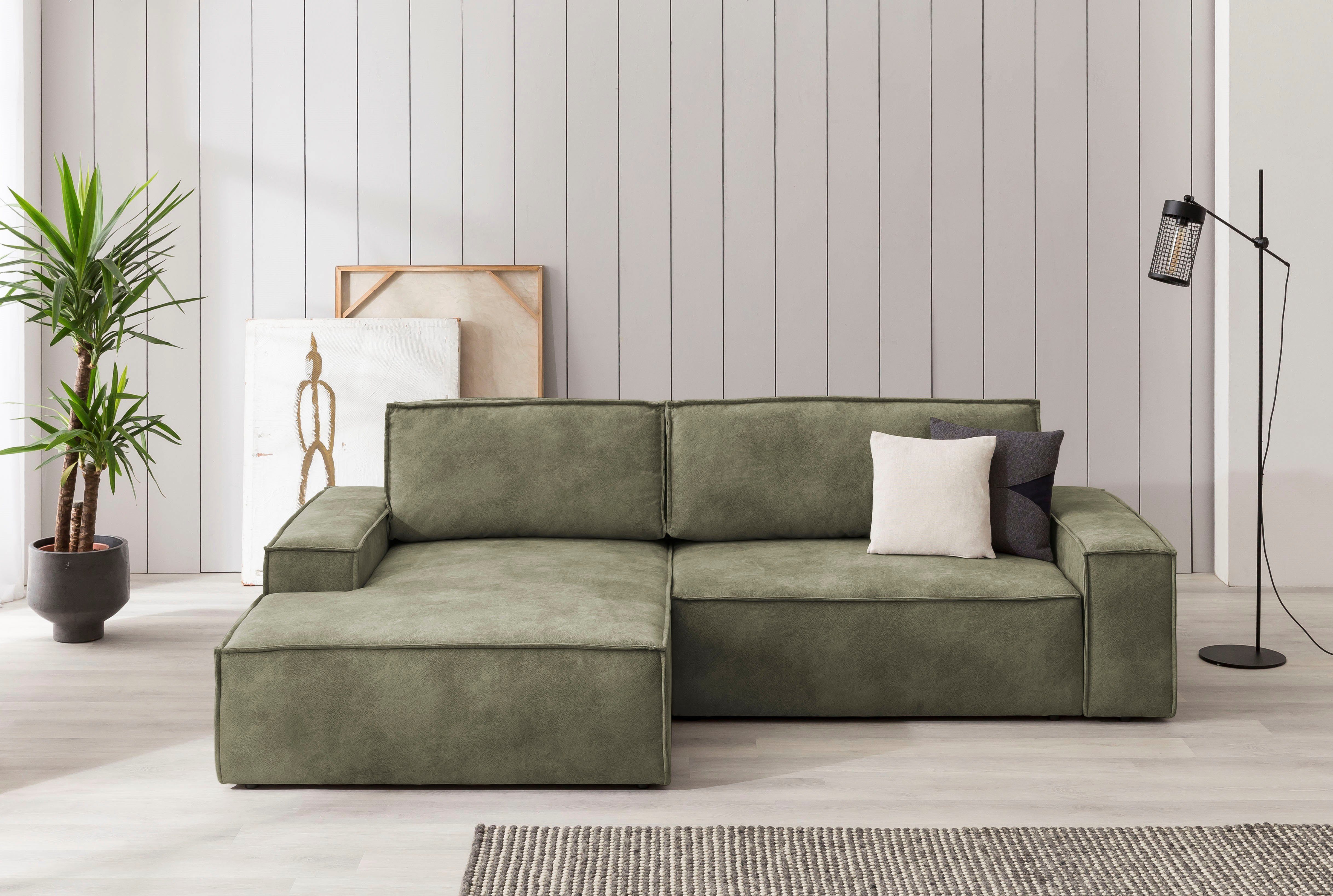 Home affaire Ecksofa SHERWOOD Schlafsofa 267 günstig online kaufen