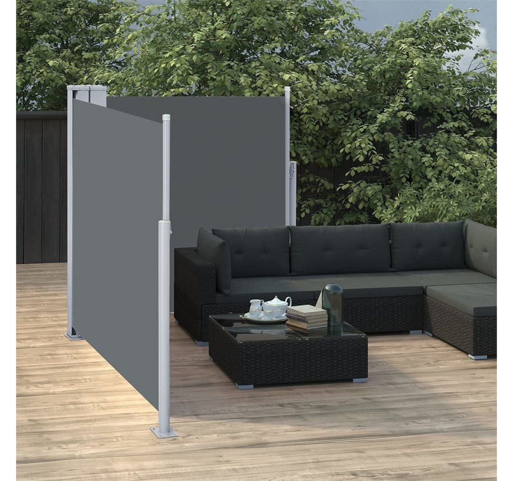 Thumbnail - DOTMALL Seitenmarkise Ausziehbare Seitenmarkise Anthrazit 100 x 600 cm