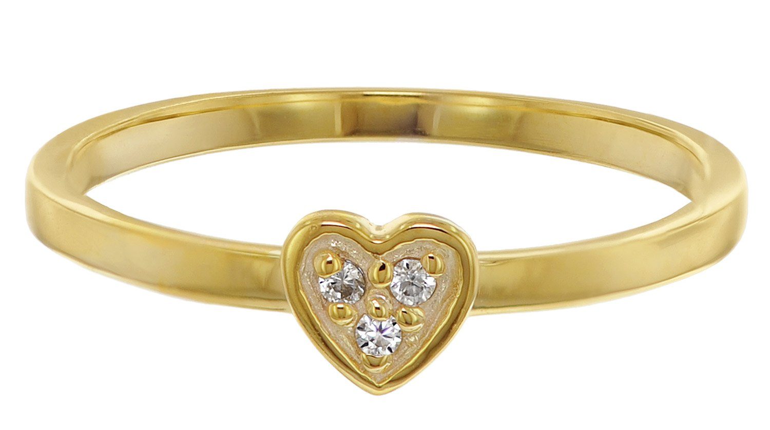 trendor Goldring DamenGold 333/8K mit Zirkonias günstig online kaufen