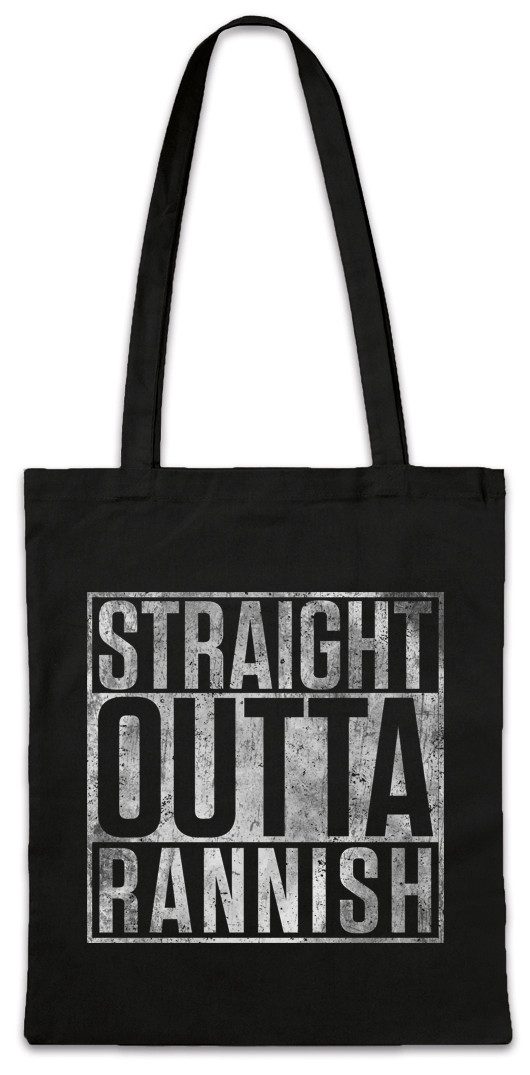Urban Backwoods Beuteltasche Straight Outta Rannish Stofftasche The Kingkiller Books Fantasy (1-tlg), Chronicle Kvothe Die Königsmörder