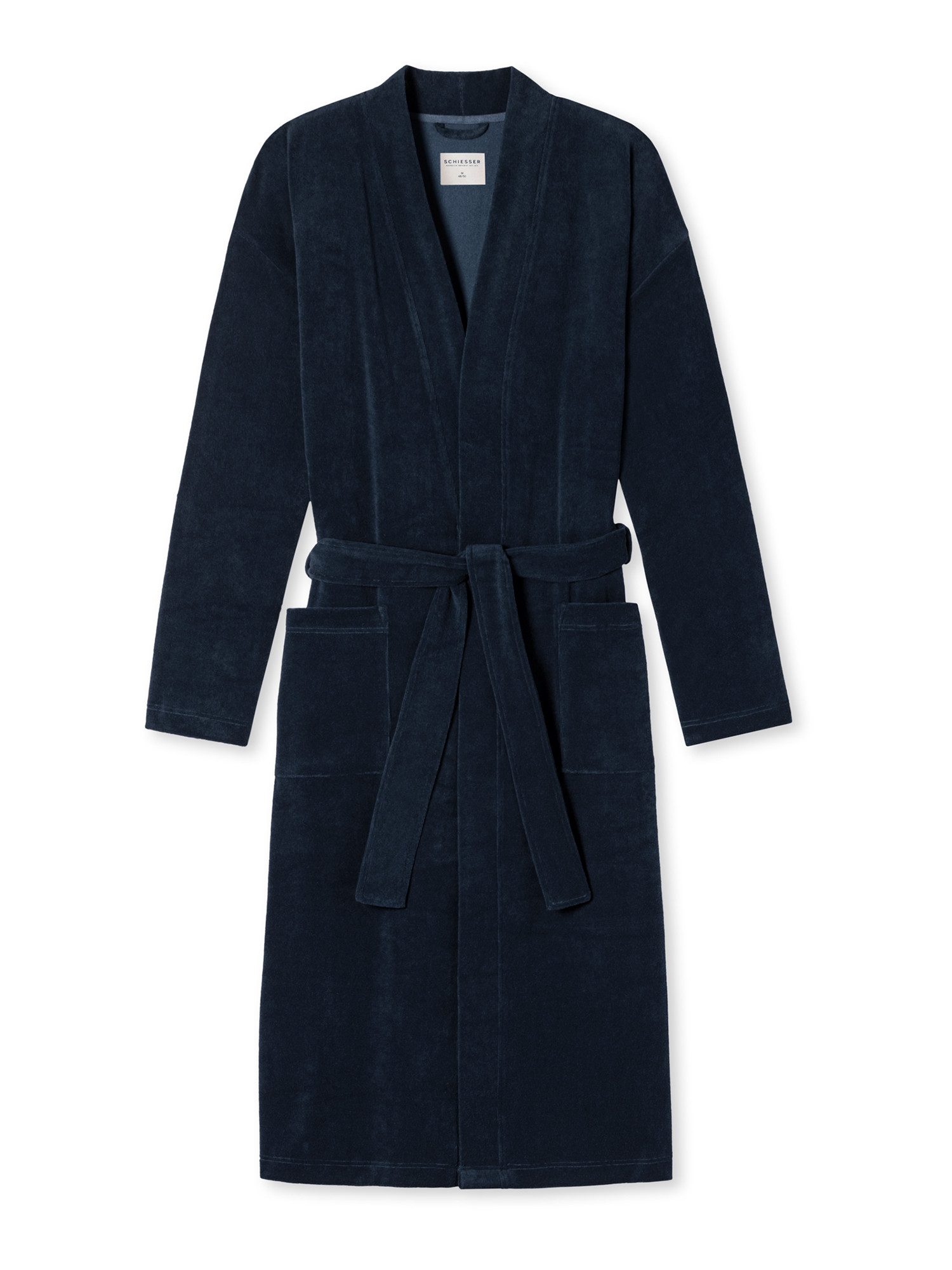 Schiesser Bademantel Feather Terry, Bade-mantel sauna günstig online kaufen