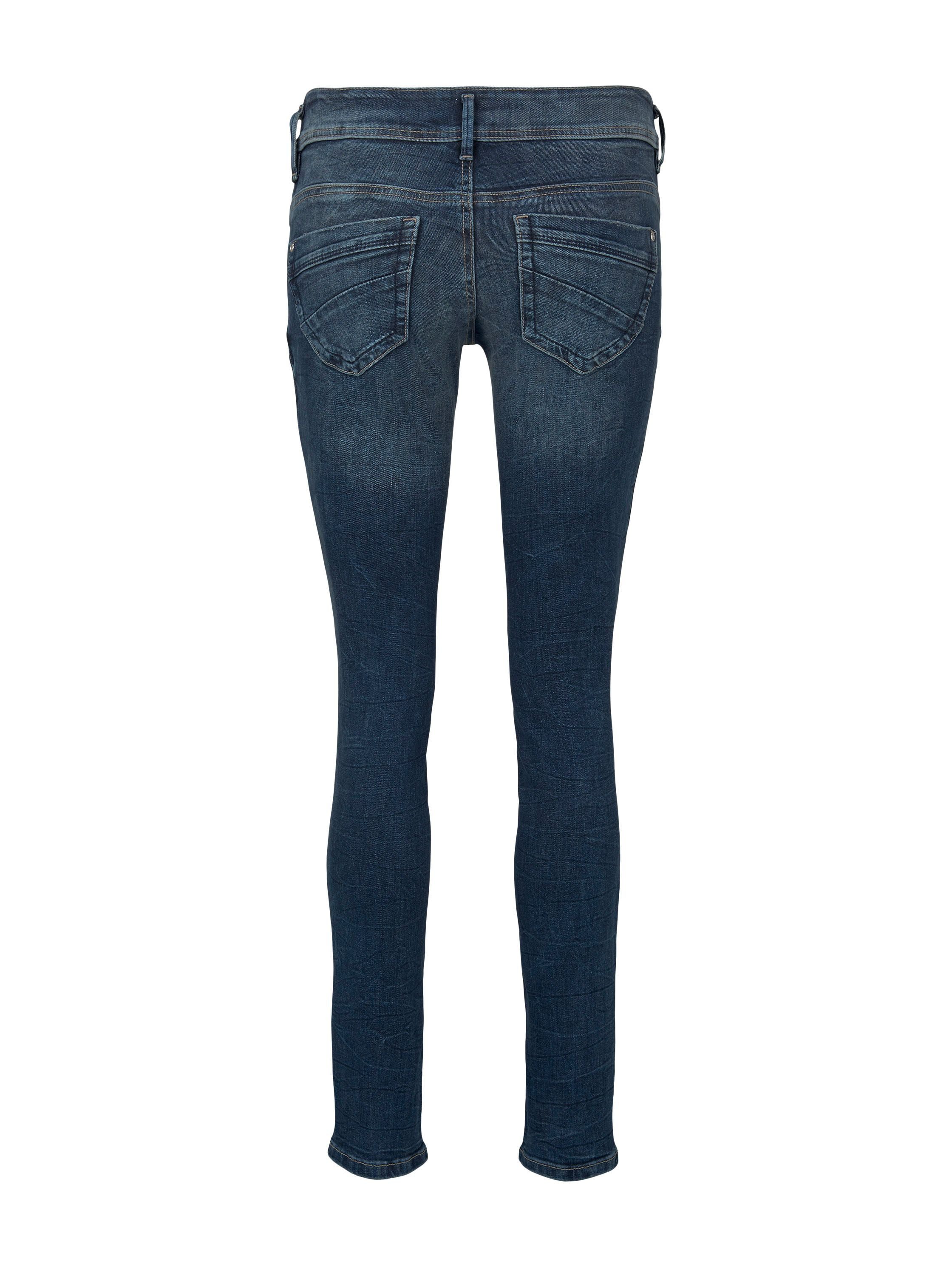 TOM TAILOR Slim-fit-Jeans "Alexa Slim", mit Knopfleiste und dekorativ geste günstig online kaufen